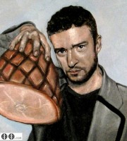 Justin Timberlake with Ham